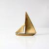 Vintage Brass Sailboat 19.1 Cm