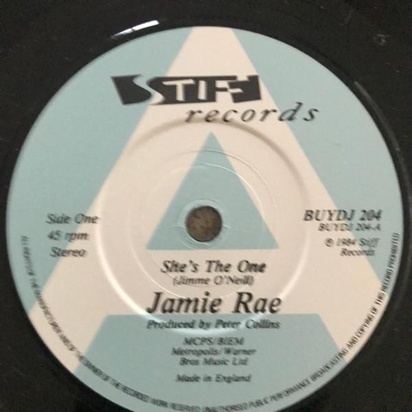 

7inch Record JAMIE RAE Shes The One BUYDJ204PROMO Stiff Records 1984 UK Dance Electronica Used