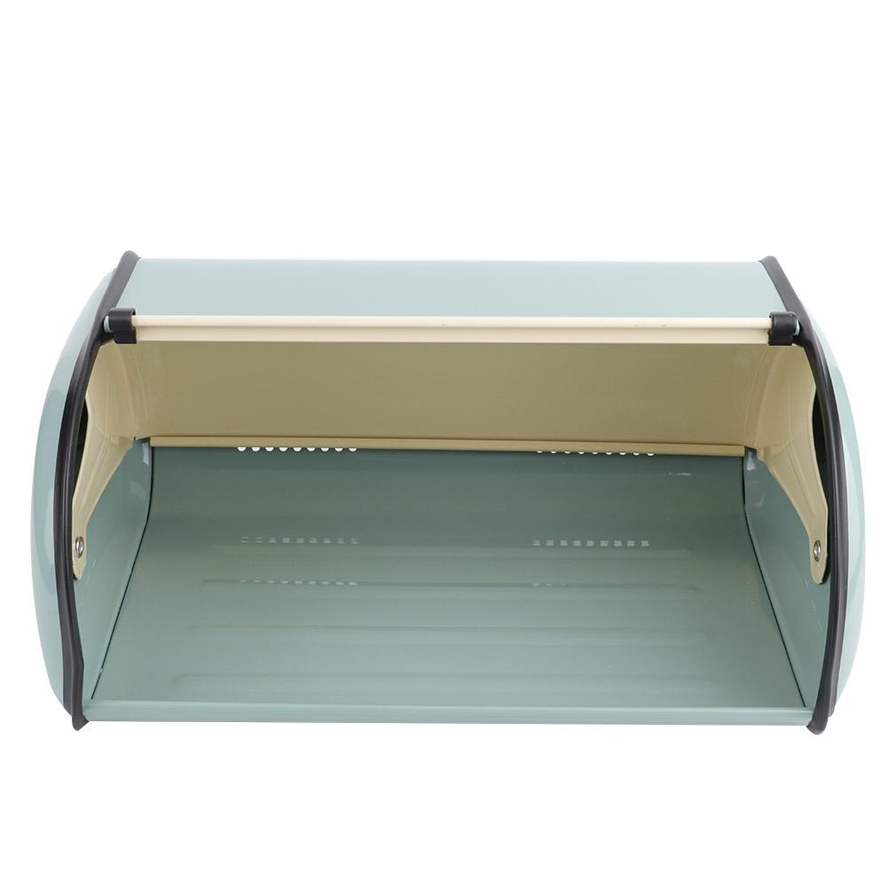 Large Capacity Metal Bread Box Holder Container Kitchen Storage (Red)