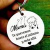 Stainless Steel Keychain Gift From Daughter Son Thank You Mothers Day Keychain Gift Stainless Steel Keychain for Backpack Bag Pendant