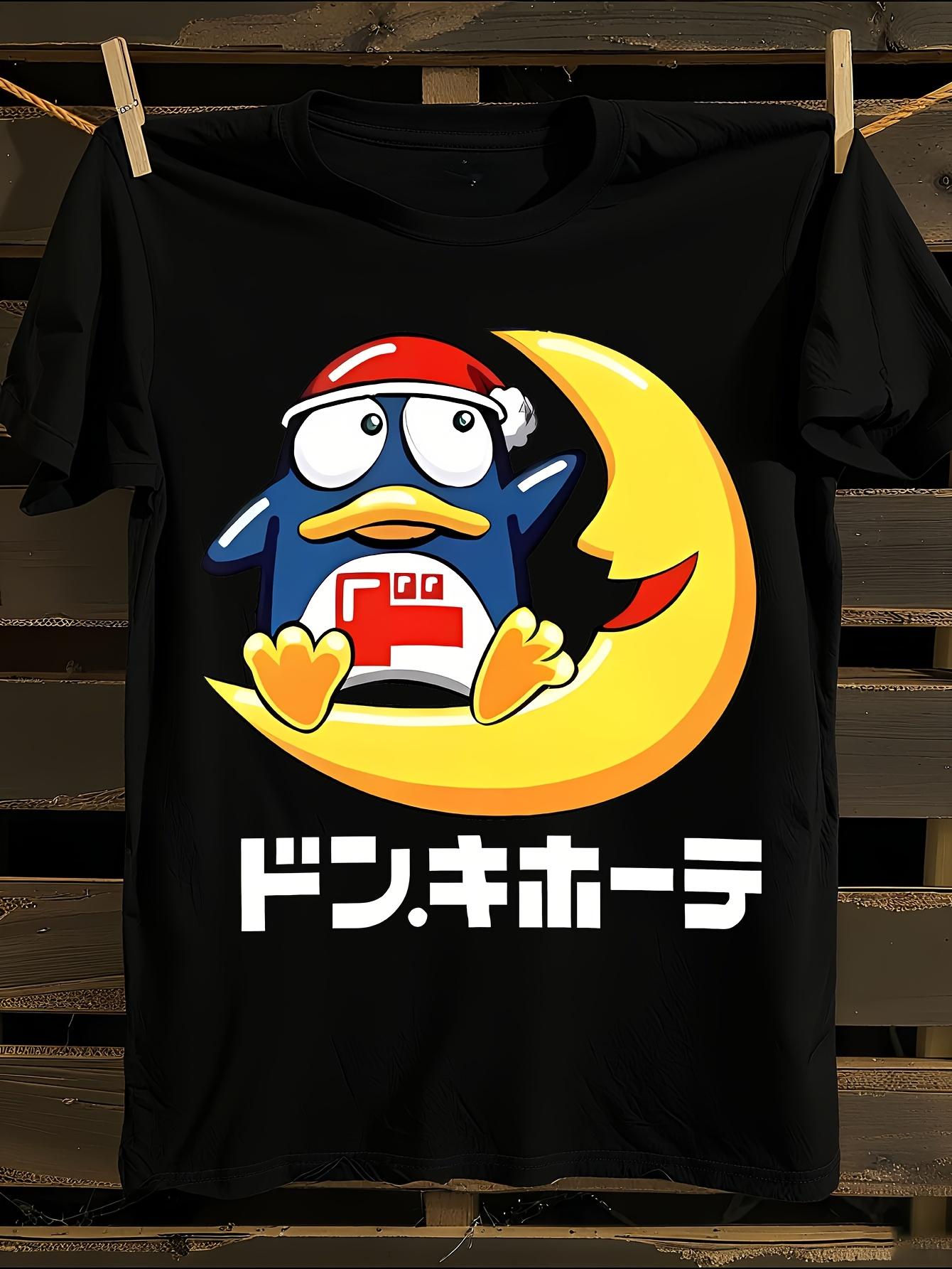 

Don Quijote Manga T-Shirt Mens Tshirt Womens Tshirts with Letters Print Short Sleeves T-Shirt Casual Street Tee Shirt Top XL