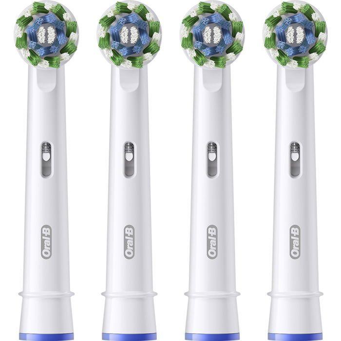 Oral-B Pro Cross Action White, 4 Pcs