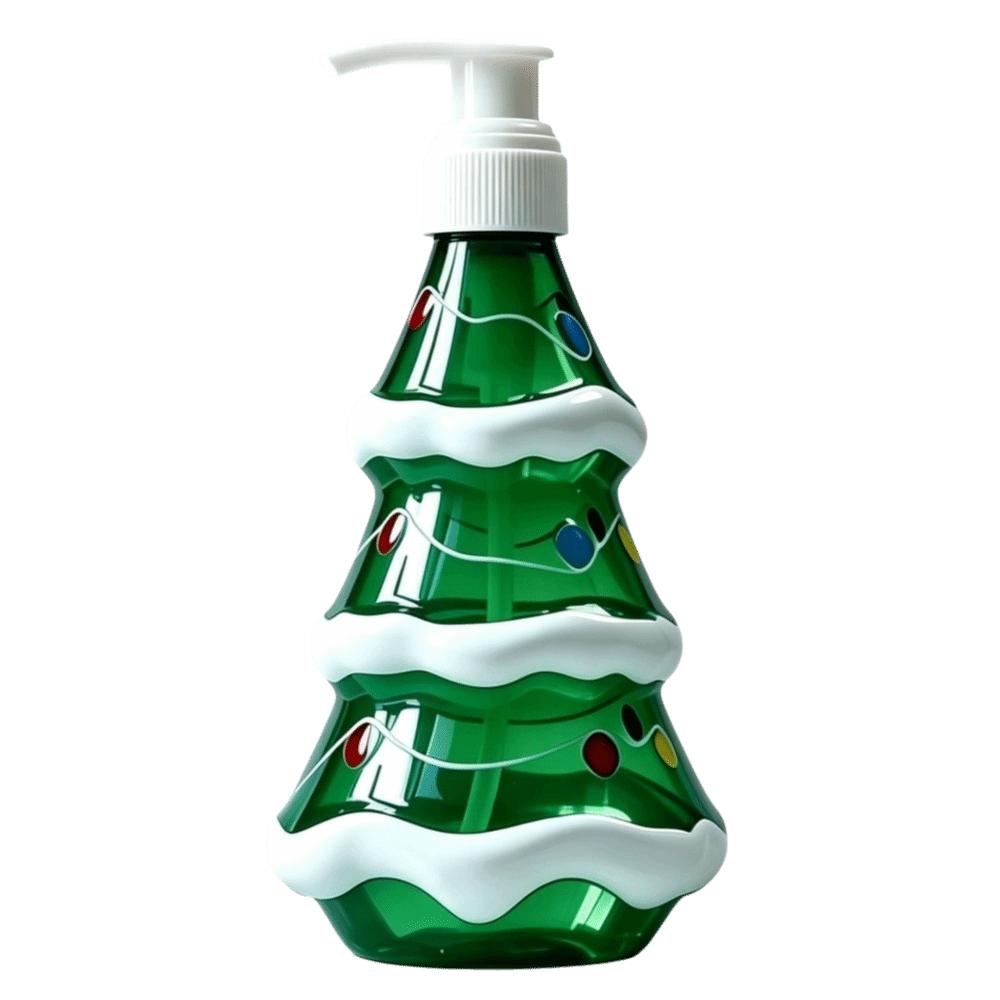 Santa Claus Lotion Dispenser Bottles Snowman Gel Hand Sanitizer Bottle Cosmetic Container Bathroom