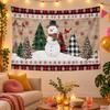 Tapiz de Pared Temática Navideña, Colgante de Pared de Navidad, Decoración para Dormitorio del Hogar en Fiestas