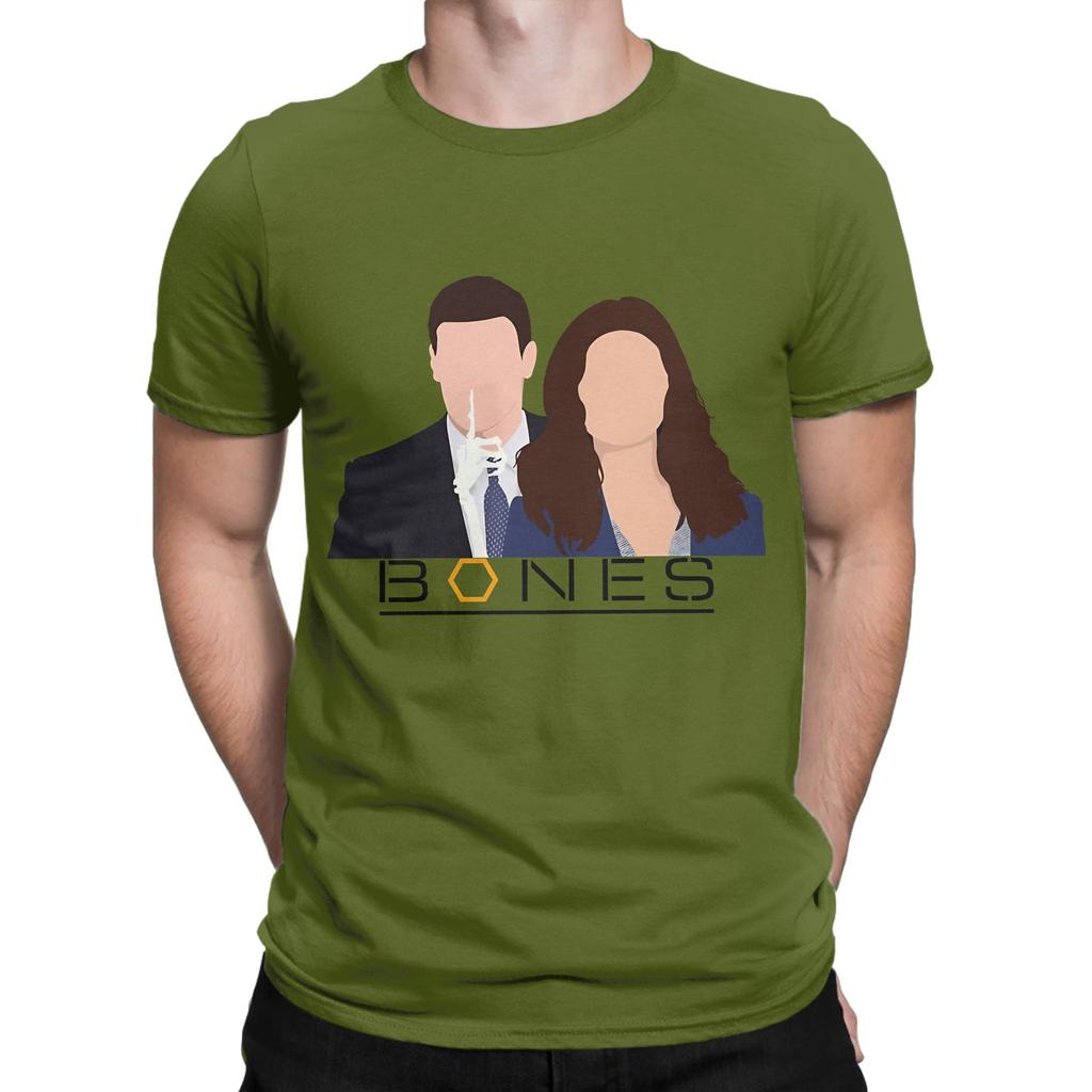 Temperance and Seeley Bones TV Graphic Funny 100 Cotton TShirt Temperance and Seeley Bones Tees Tops For Unisex