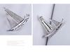 Men's Smooth Sailing Sailboat Zircon Brooch: Elegant Suit Jacket Pin Accessory
