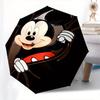 Mickey Mouse,Cartoon Character Automatic Umbrella   Tri Fold Portable Umbrella, Best Holiday Gift for Men and Women, Durable Iron Frame, Pla