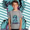 Boys Girls Cotton T Shirt Bleach Ichigo Anime Print Casual Summer Short Sleeve Top Kids Clothing Children