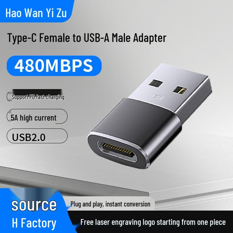 

Type-C Adapter for Mobile, USB Data Transfer & Charging for Computers and Tablets