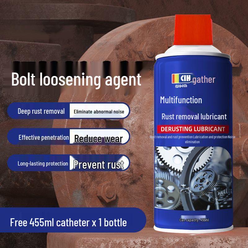 Rust Remover Spray: Clean, Lubricate, and Prevent Rust on Metal - Strong Cleaner and Screw Loosener.