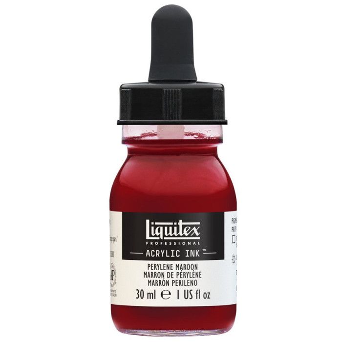 Encre - Acrylique - Marron pérylène - 507 - Liquitex - Flacon 30ml - Beaux-arts