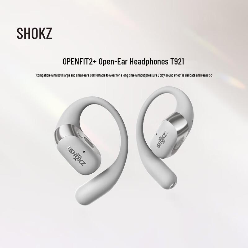 

SHOKZ OpenFit 2+ T921 Open-Ear Bluetooth Sports Headphones