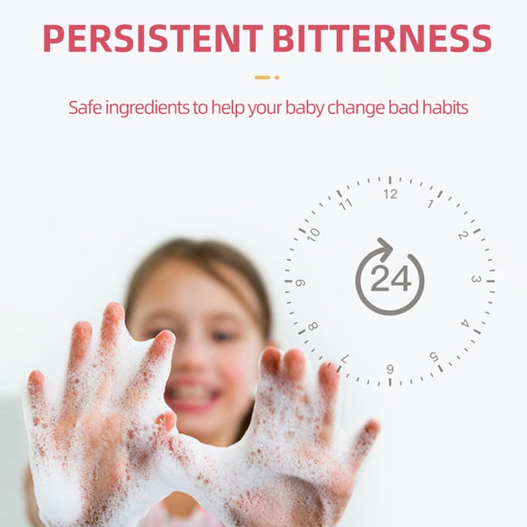 Baby Bitter Nail Lotion chrání nehty, 10 ml bez vedlejších účinků, zabraňuje kousání nehtů a hořké vodě u kojenců a malých dětí