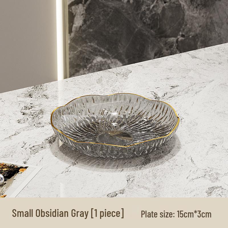 High-Value Transparent PET Fruit Plate for Living Room Snacks