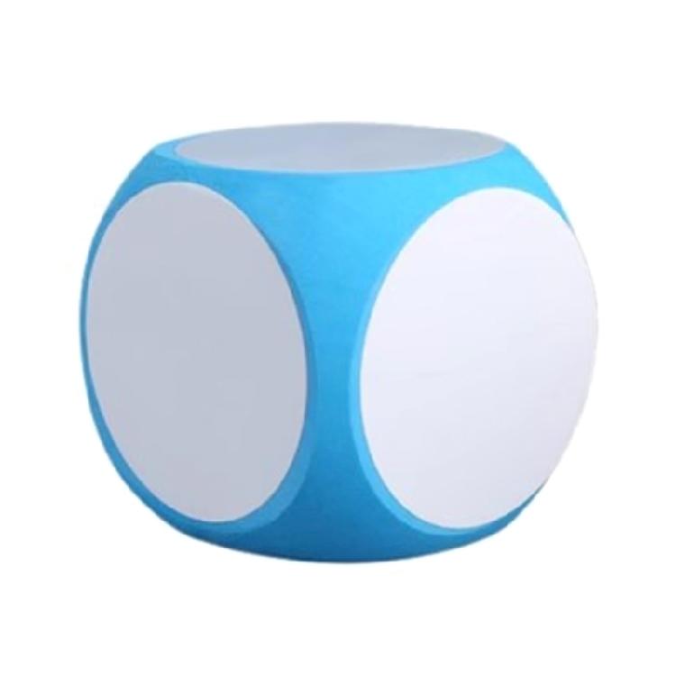 

DIY пустые кубики для записи/стирания кубиков, портативные чистящиеся пустые игровые кубики для обучения в классе, стирание снаружи кубиков синий