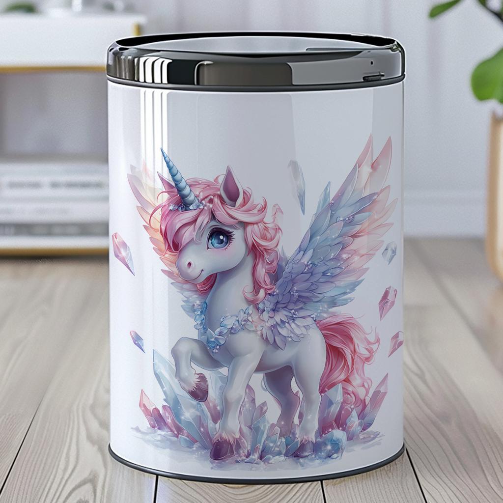 Rainbow Unicorn Wall Stickers, Magical Removable Self-Adhesive Decals for Kids Room & Living Room Decor