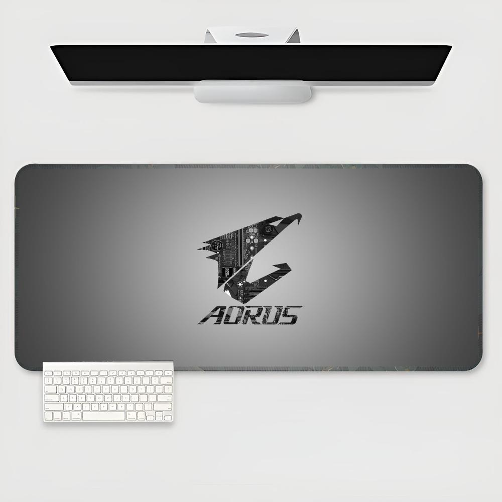 Aorus Mouse Pad Large Gamer XXL Keyboard Mat On Mat 900X400MM Carpet Rubber Desk Mat Gaming Mouse Pad