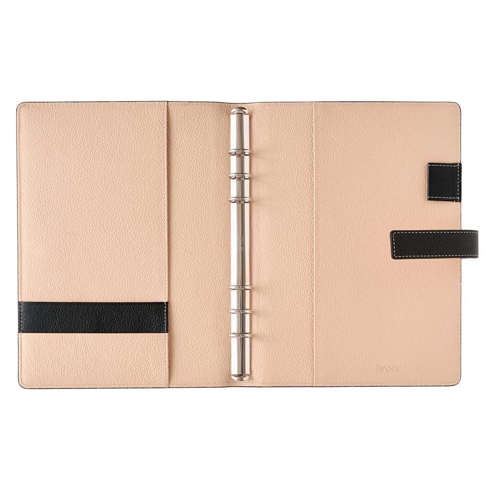 A5 Six-Ring Binder Planner - NOLTY Unito A15, Black, AB0011