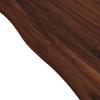 Live Edge Dining Table 140 x 90 x 75 cm Solid Acacia Wood