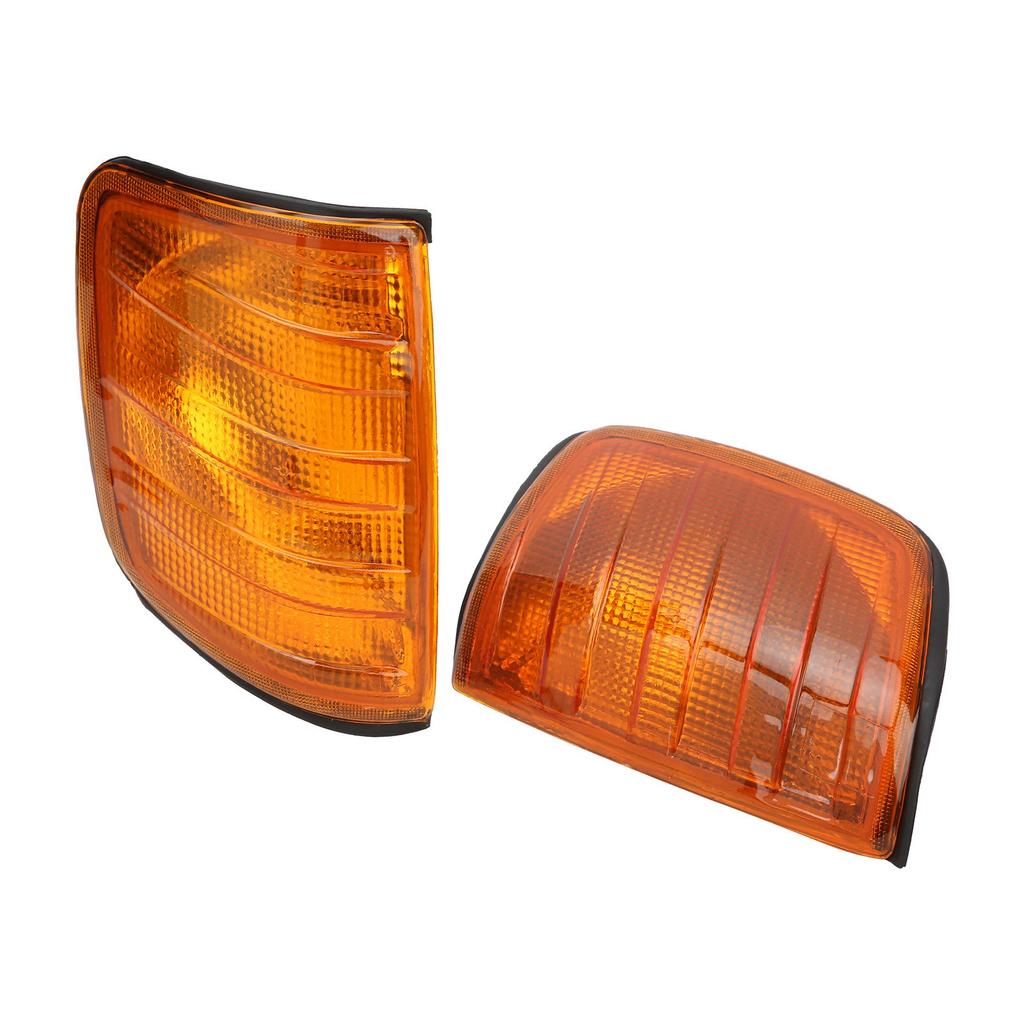 2pcs Amber Corner Parking Light Housing 183290012B Replacement for MercedesBenz Eclass W124 19851995