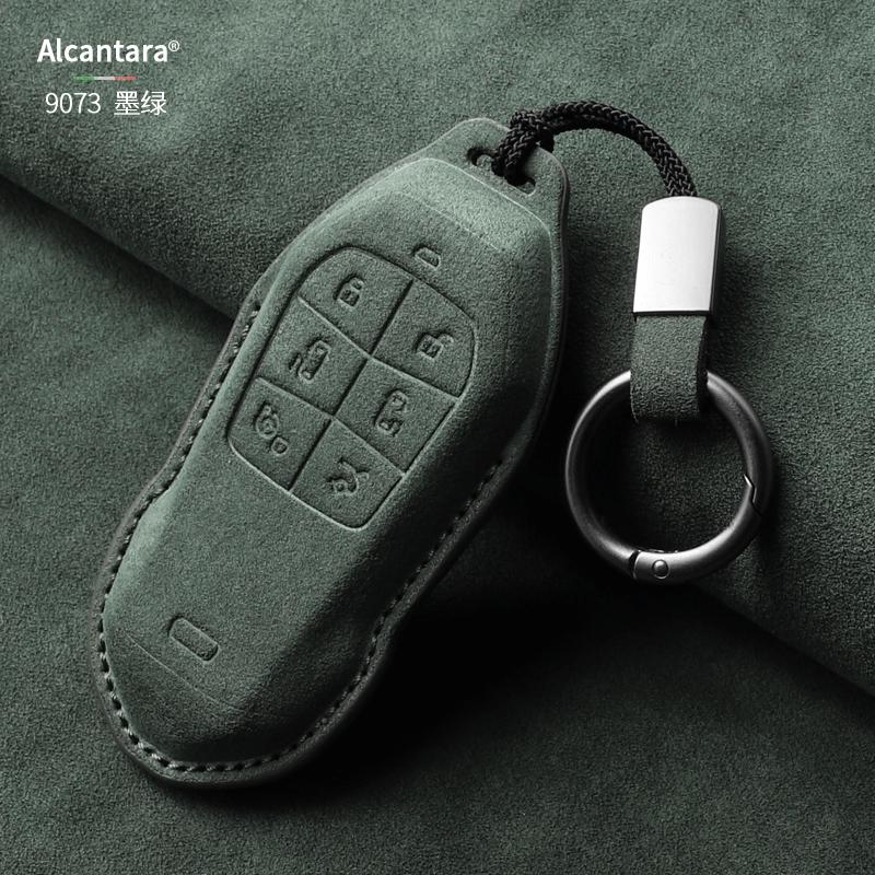 For Xpeng Xiaopeng X9 Key Cases G6 Suede Full Package G9 Shell P7I Exclusivebuckle P5 Latest Car Model Car Key Case Cover Shell