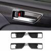 For Toyota Highlander -2024 Carbon Fiber Inner Car Door Handle Cover Trim