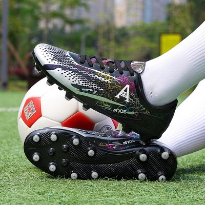 High Quality Professional Training Soccer Shoes Men Lightweight Cleats Sneakers Women Turf Non-Slip Society Football Shoes