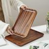 Japanese Acacia Wood Tray Solid Wood Tea Tray Serving Tray Coffee Afternoon Tea Tray Kitchen Supplies