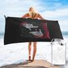 Alucard Hellsing Manga Beach Towel Soft Microfiber Quick Dry Absorbent Quick Towels For Pool