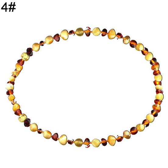 Retro Dámský přírodní jantarový korálkový náhrdelník Ručně vyráběný dárek ke Dni matek