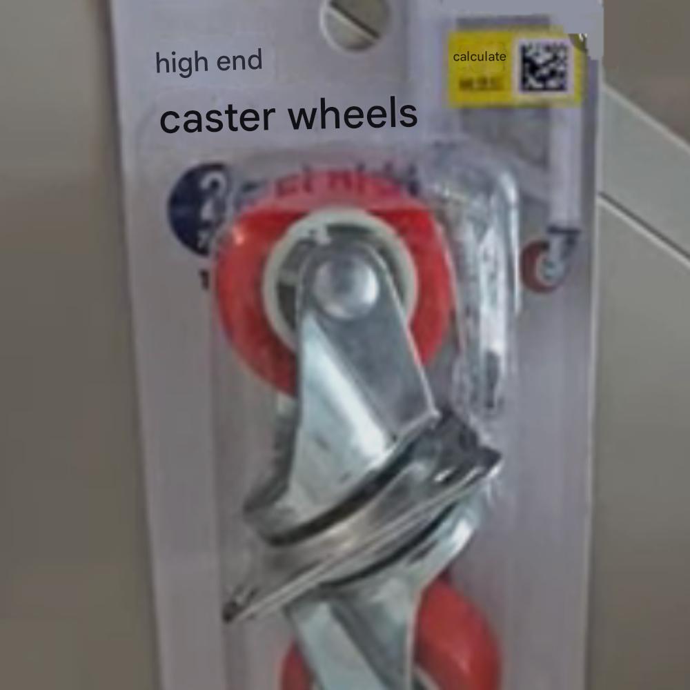 Premium Caster Wheels (2 Pcs)