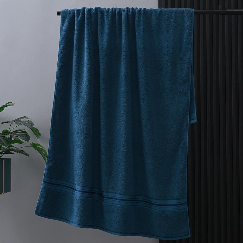 Pure Cotton Bath Towel Large Size Household Thickened Soft Absorbent Men and Women Large Bath Towel Gift Cotton Bath Towel