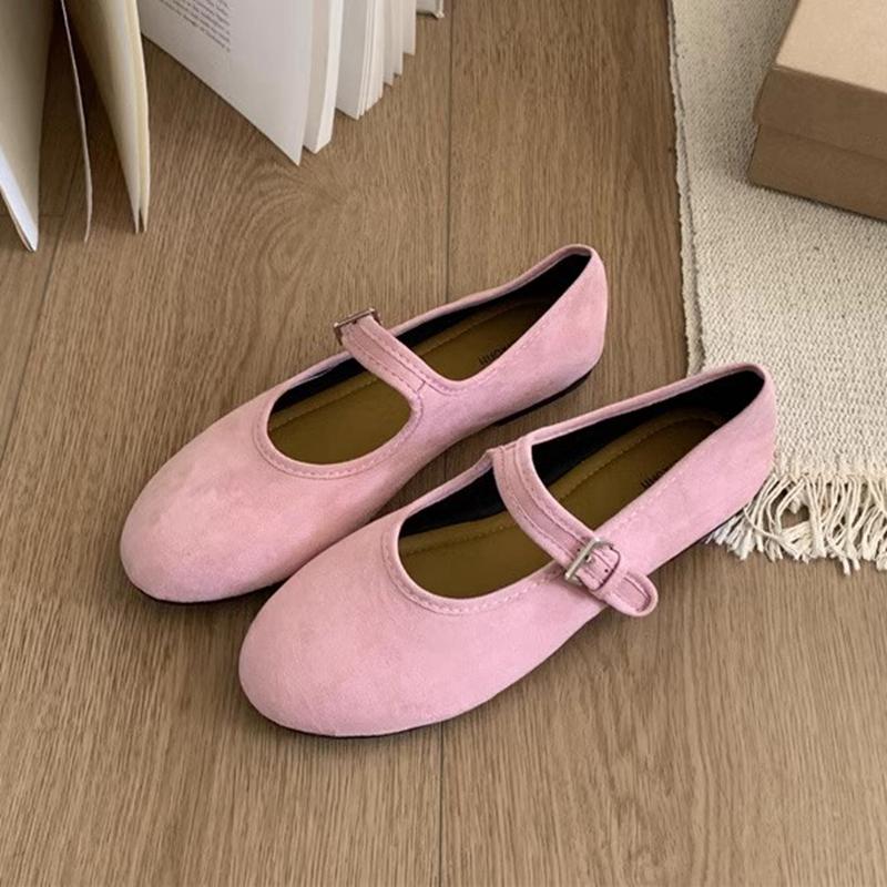 Fashion SUOJIALUN Spring New Brand Women Flat Shoes Fashion Round Toe Ladies Elegant Mary Jane Shoes Soft Flat Heel Dress Single Shoes