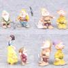 Enchanting Collection Of 8 Princess Snow White And Seven Dwarfs Figurines For Children