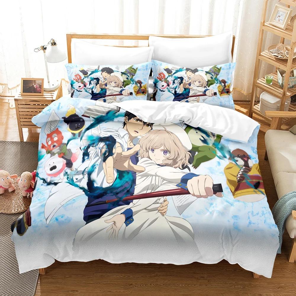 

3D Anime InSpectre Fictitious reasoning Bedding Sets Duvet Cover Set With Pillowcase Twin Full Queen King Bedclothes Bed Linen 70x133cm 2pcs