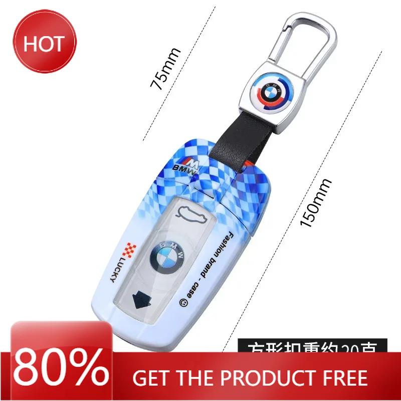 Hot 2025 Fashion Racing Style Design Car Key Case Fob Cover Shell For BMW E61 E70 E81 E87 E90 E91 E92 X1 X5 X3 1 3 5 6 Series Ac