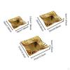 Metal Serving Tray Food Storage Organizer Candy Nut Snack Platter Bowl for
