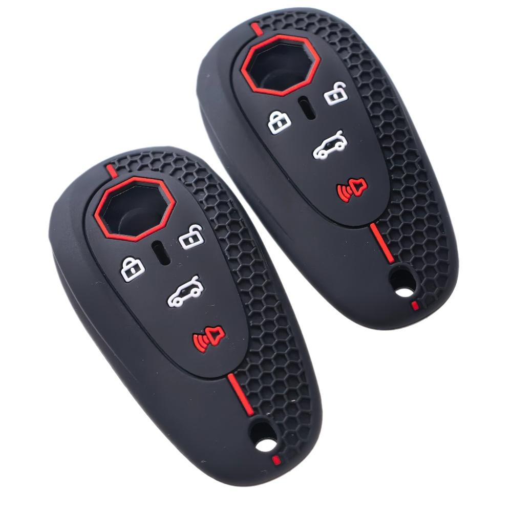 Per Borsa Chiavi Auto MG Set Chiavi Auto Cyberster Tutto Compreso Sensazione di Lusso Nuova Gomma Siliconica Custodia Cover per Telecomando Chiave Auto