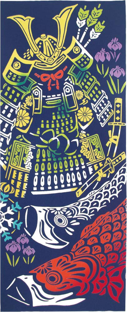 Kenema Tenugui Day Armor Decoration and Carp Banner Boys'