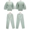 Shiz Madam Two Tone Pleated Gaurie Top And Bottom Set