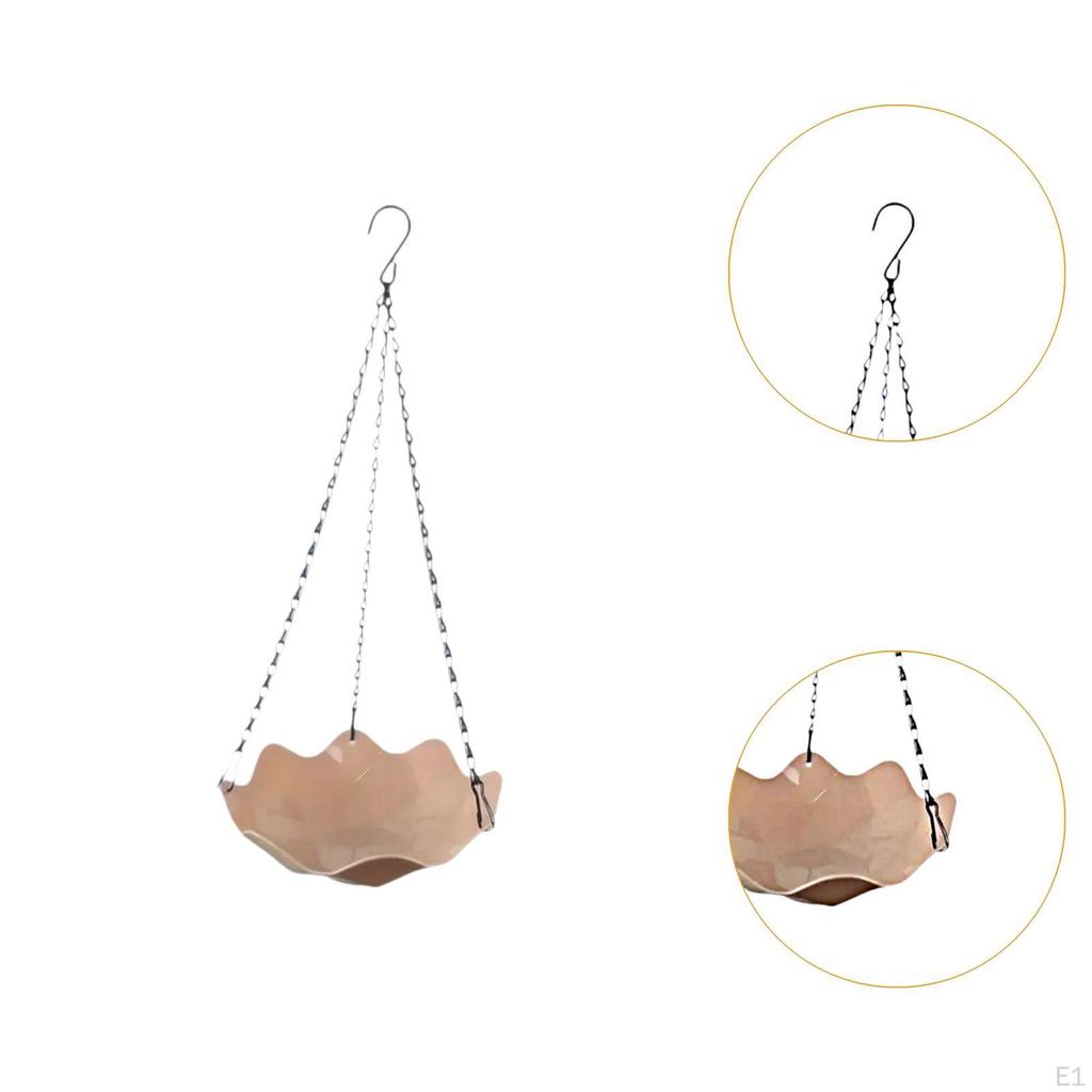 Hängendes Vogelbad Tablett Futterspender Vögel Füttern für Papagei Draußen Hof