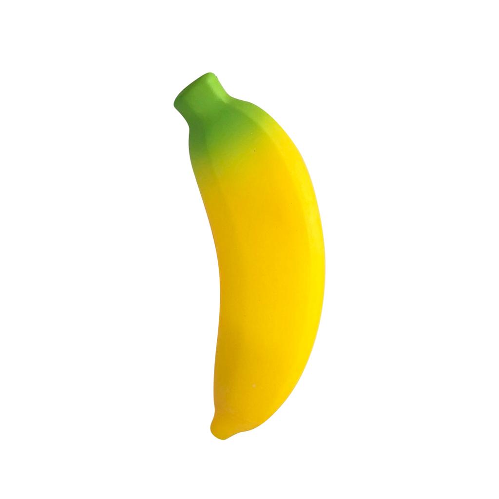 Banana Shaped Stress Relief Toy Soft Squishy Sensory Fidget Toy for Hand Therapy and Anxiety Relief Durable Material for Repetitive Squeezing