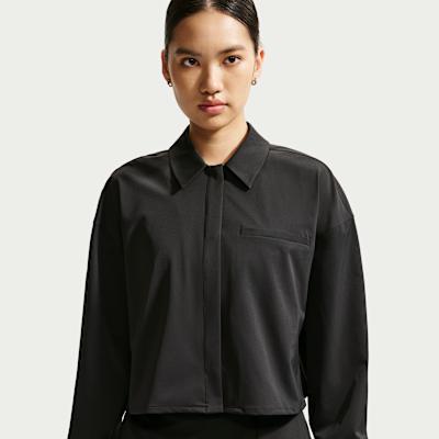 Nike Jackets Women s Black/Dark Smoke Gray Lapel Moderate XS
