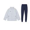 Stand Collar Solid Color Warm Jacket Elastic Cuff Versatile Long Pants Casual Sports Suit Unisex Suit 23600704-409+-23600802-009