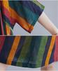 2023 Summer Plus Size Striped Short Sleeve Dress