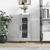 Sideboard Concrete Grey 34.5 x 34 x 90 cm Engineered Wood