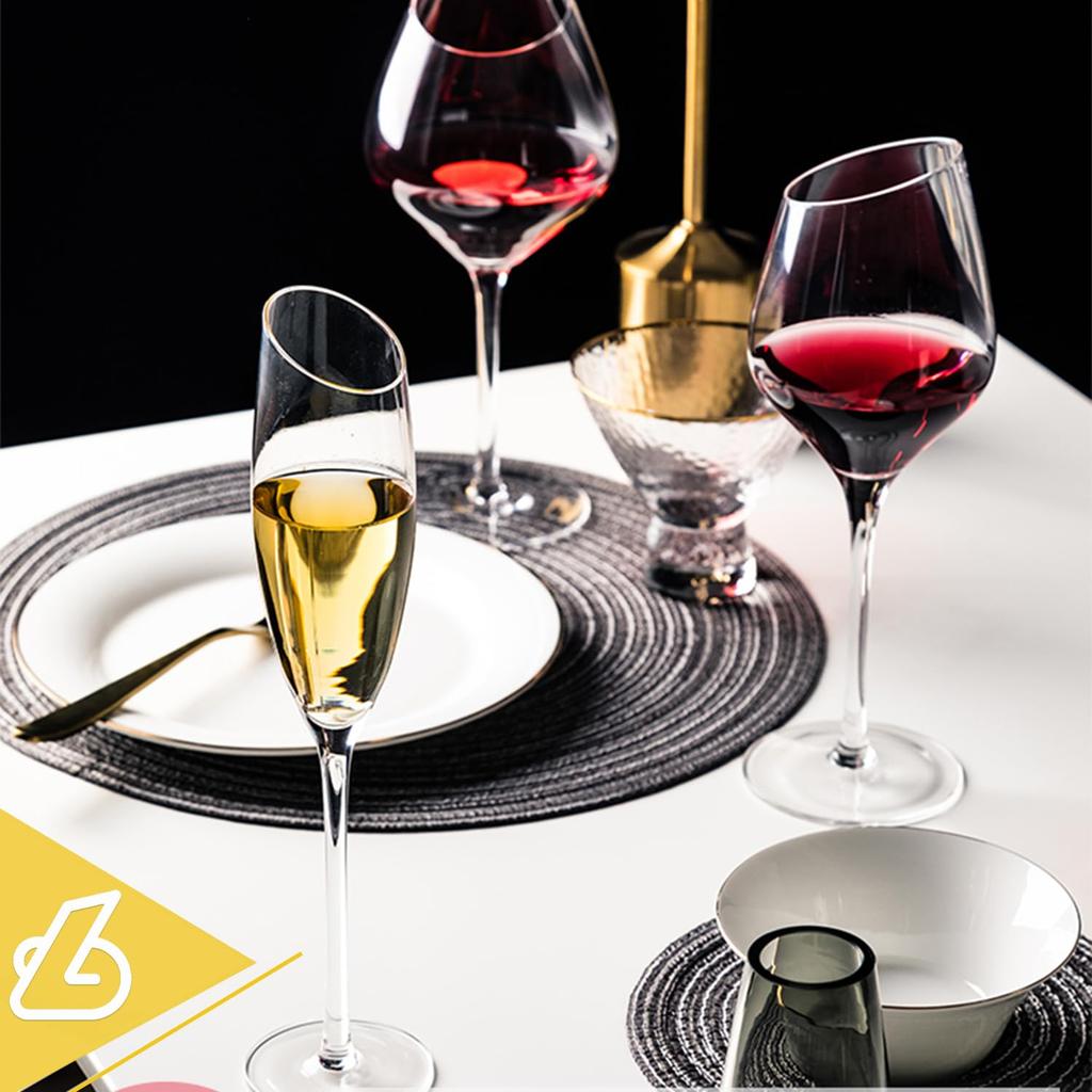 Champagne Glass, Sparkling Clear Flute, 180ml, for Rosé Wine and Sparkling Wine, Passed Japan Food Inspection, Lazysong