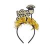 Party Decoration Christmas New Year Headpiece Star/Crown Glitter Hair Hoop  New Year Dress Up