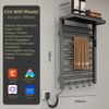 Household Intelligent Constant Temperature Drying Bathroom Towel Bar Touch Control Storage Rack Electric Towel Rack