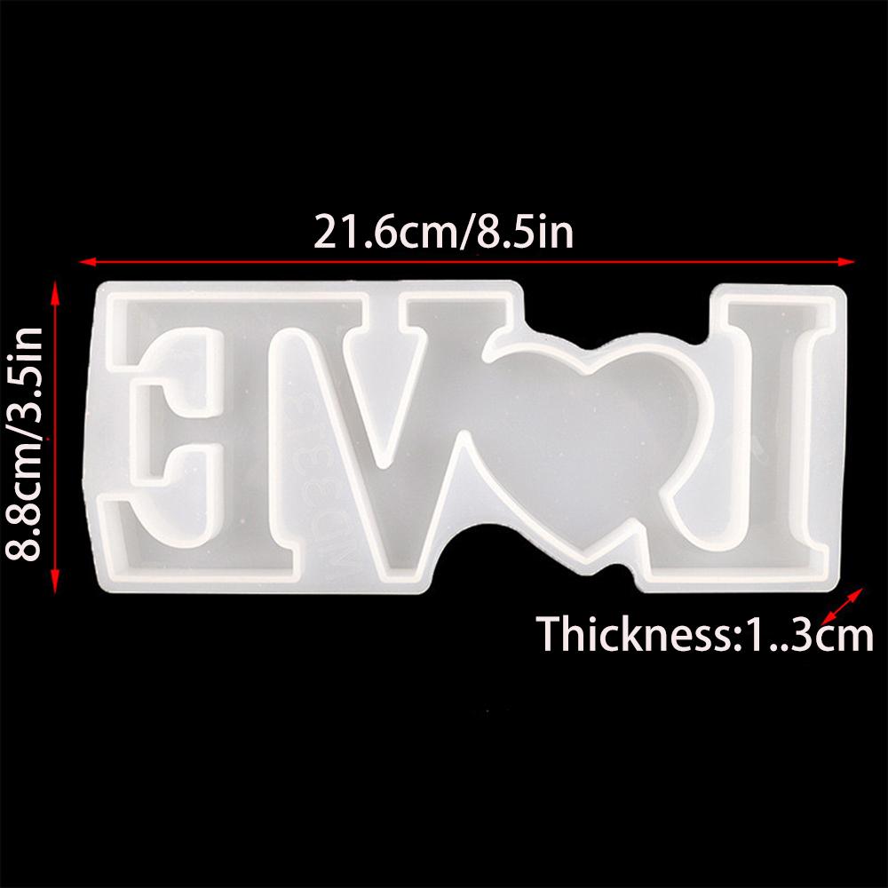 Home Love Silicone Mold Letters Epoxy Resin Mould for DIY Resin Crafts Casting Molds Home Decoration Jewelry Making Tool